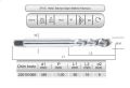 HSSE DIN371/C 35° HELİS M6x1,0 (6H) 8Co