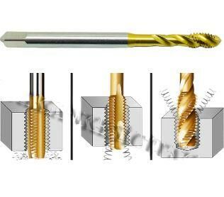 HSSE DIN371/C 35° HELİS M5x0,8 (6H) PM TİSİN